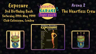 The Heartless Crew | Exposure | 3rd Birthday Bash | Club Colosseum | Saturday 29th May 1999 |