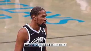 Durant's Magnificent 3pt Play - Nets vs Pelicans (1/16/2022)