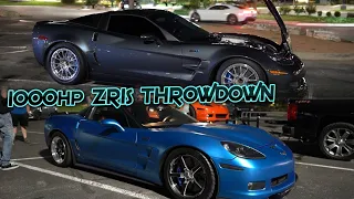 MOST EPIC ZR1 RACING!!! 3 1000HP+ Kong 2650 ZR1s | 992HP Synergy 2300 ZR1 | Nitrous Kong X 2300 ZR1