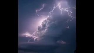 Amazing Lightning from Supercell Storm near Broken Bow Nebraska