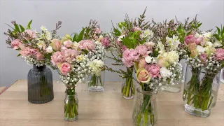 How to Mason Jar Arrangement | Posy in Jar for an event |