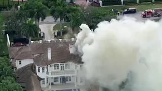 Fire erupts at Dolphins WR Tyreek Hill's mansion in Southwest Ranches