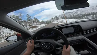 Canyon Blast! 2021 Hyundai Elantra Limited POV Driving Hard