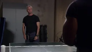 Stargate SG-1 - Season 8 - Sacrifices - Teal'c and Jack "play" ping-pong