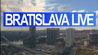 [ARCHIVE] LIVE daily camera Bratislava, Slovakia | new downtown | nové centrum | relaxing music