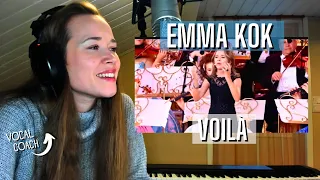 Finnish Vocal Coach First Time Reaction: Emma Kok - "Voilà" (Subtitles)