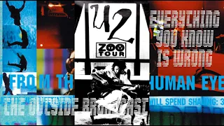 U2 ZOO TV TOUR LIVE OUTSIDE BROADCAST DCC PHILLIPS 1992 ENHANCED AUDIO VIDEO PROSHOT HQ +BONUS TRACK