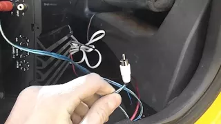 Easiest, cheapest way to install subwoofer to stock head unit.