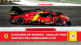 Ferrari Hypercar | Onboard the #51 for Qualifying at 6 Hours of Monza 2023 | FIA WEC