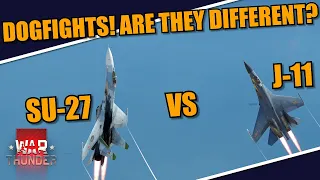 War Thunder DEV - SU-27 vs J-11 in DOGFIGHTS! Are they ANY DIFFERENT from EACH OTHER?