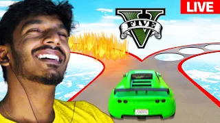 ULTIMATE GTA 5 PARKOUR STUNT RACES🔴!! GTA 5 Tamil Live