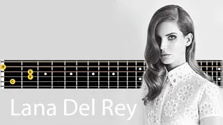 Lana Del Rey   Young and Beautiful # Acoustic guitar lesson note tabs