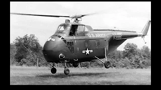 Flying the Sikorsky H-19 Chicasaw Helicopter (Restored -1956)