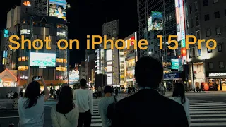 iPhone 15 Pro 4K ProRes LOG | Cinematic Street Videography Low light Footage