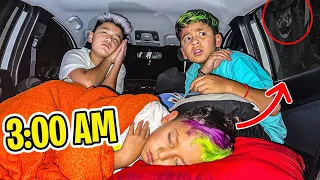 PASAMOS UNA NOCHE EN EL CARRO DE MI PAPÁ *sale mal*