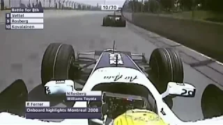 F1 Onboard Highlights | F1 2008 - R07 - Canadian Grand Prix