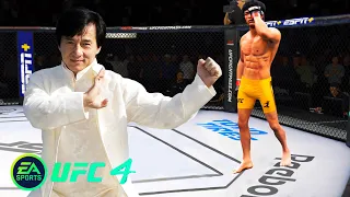 UFC4 Bruce lee vs Jackie Chan EA Sports UFC 4 PS5 Super Fight