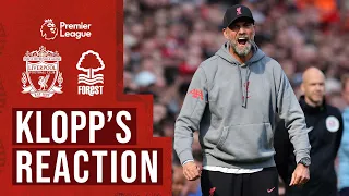 KLOPP'S REACTION: Liverpool 3-2 Nottingham Forest | Set-piece goals, consecutive wins, Diogo Jota