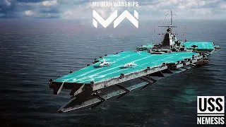 Modern Warships - USS NEMESIS Massive buff update,now this time using 2 strike fighter | Alpha test