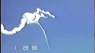 Space Shuttle Challenger Explosion - VHS Videotape - NEW ANGLE