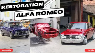 Body Restoration Alfa Romeo Giulia Super 1300