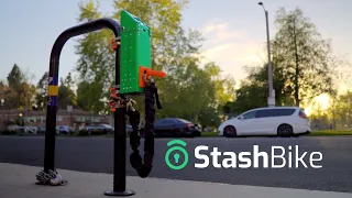 The best way to lock your bike - Stash Bike