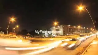 New Delhi, India, Across Udyog Bhawan Metro, Time-Lapse