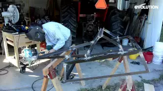 Evolution Evosaw355 | How to Make a Steel Framed Tractor Trailer!