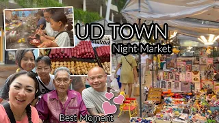 Udon Thani UD Town Night Market & Family Farewell Dinner *Family Vlog | JustSissi