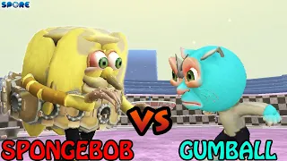 Spongebob vs Gumball | Cartoon Arena [S3E15] | SPORE