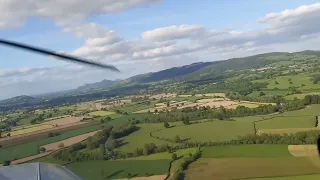 Approach and Landing at Welshpool