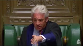 MP accuses Boris Johnson of BREAKING THE LAW in exchange with speaker, John Bercow.