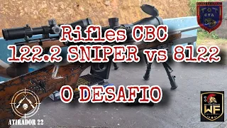 Rifle CBC 122.2 (Sniper) vs 8122 - O DESAFIO.