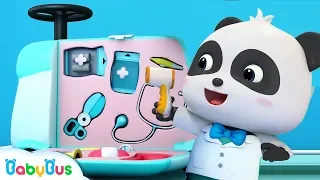 Doctor Panda with Doctor Toys | Baby Kitten is Scared of Hospital |  Kids Pretend Play | BabyBus