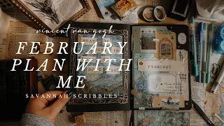February 2024 Plan With Me I Van Gogh I Scribbles That Matter
