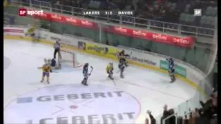 Jason Spezza Nice Assist | Rapperswil-Jona Lakers vs HC Davos | 12/4/12