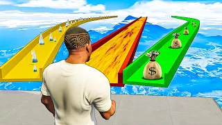 I found this impossible mystery waterslide in GTA 5