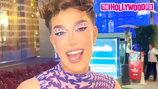 James Charles Celebrates The Launch Of His New 'Painted' Makeup Brand With Contest Winners At BOA