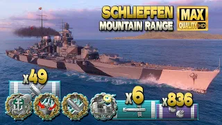 Battleship Schlieffen: Nice offensive game play - World of Warships