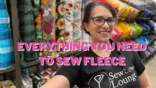 All About Fleece Fabric + 5 Tips for Sewing Fleece