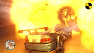 GTA 4 Crazy BMW M3 GTR Crashes Ep.6