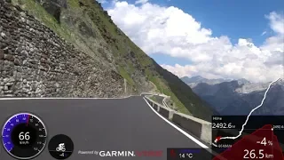 60 Minute Extrem Uphill Indoor Cycling Workout Stilfser Joch - Passo Stelvio Italy 4K