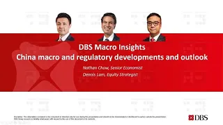 Webinar on China macro and regulatory developments and outlook