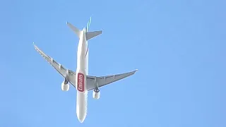 Emirates departure from Birmingham international airport