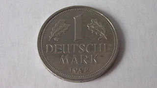 1 Deutsche Mark Germany 1992 F - Amazing Coin