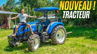 NOUVEAU TRACTEUR A LA FERME !