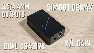 Simgot DEW4X Review - SMOL +  Quality Dongle With Dual CS43198