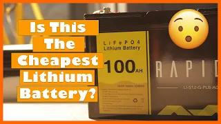 Is This The Cheapest 100aH Lithium Battery from Rapid X on Ebay on Any good?