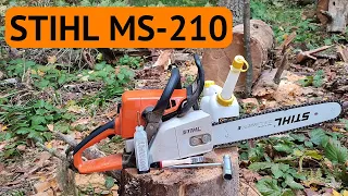 Моя бензопила STIHL MS-210 и её обсуживание