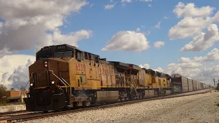 Railfanning Union Pacific Sunset Route in Arizona Part 1 March 2024